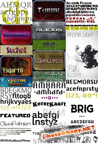 Сборник шрифтов ( часть 10) / Collection of fonts ( Part 10 )