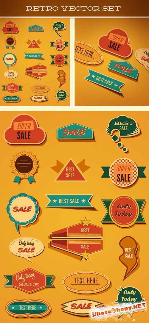 Retro Vector Set 2