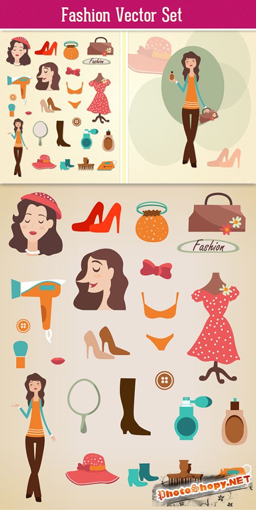 Fashion Vector Set 2