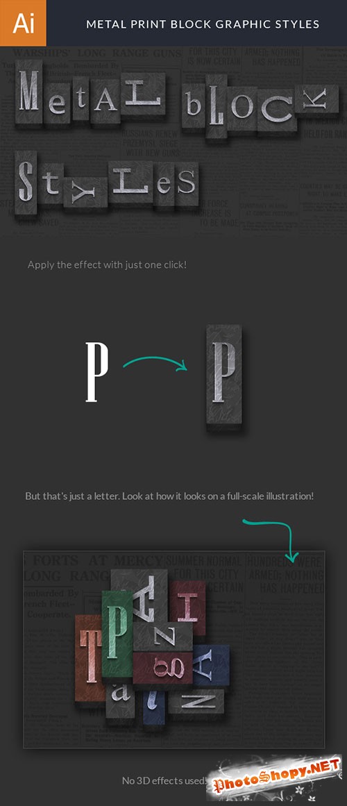 Metal Print Block Generator for Illustrator