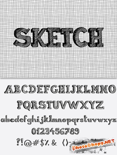 Sketch Font Pack 1