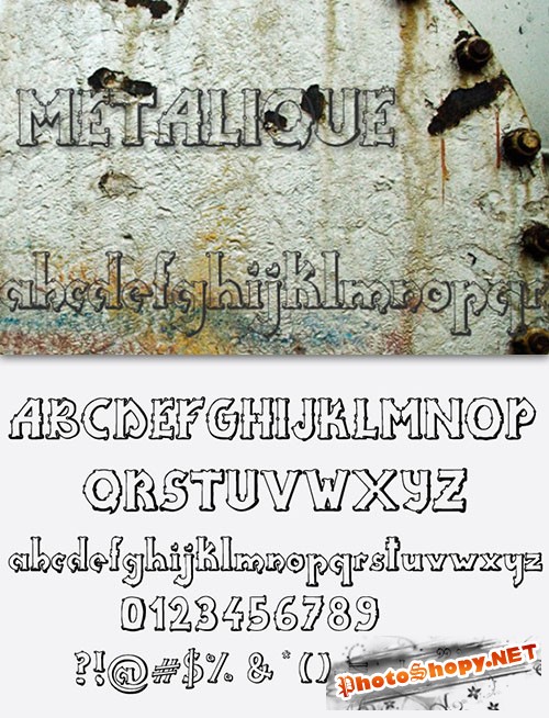 Metalique Font