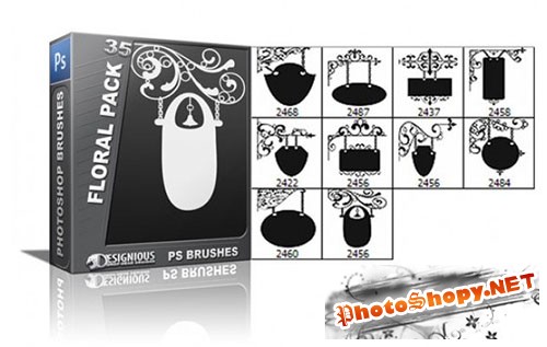 Floral Photoshop Brushes Pack 35