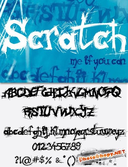 Scratch Fonts