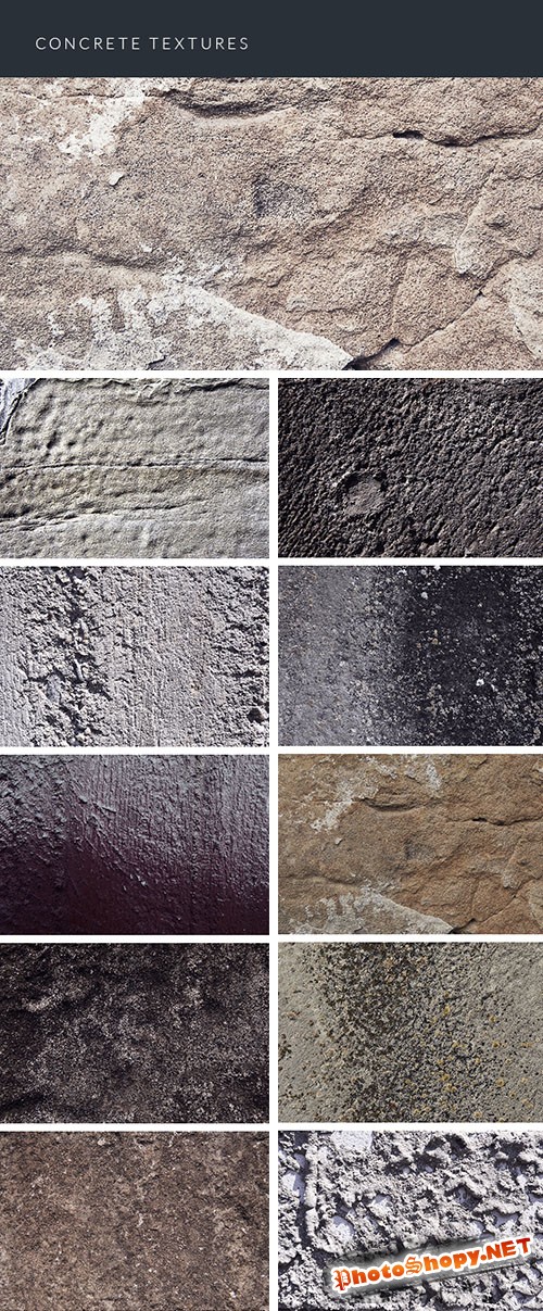 Concrete Textures Set