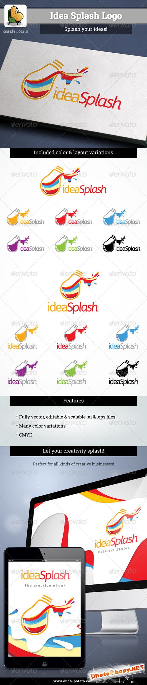 GraphicRiver - Idea Splash Logo 2844181