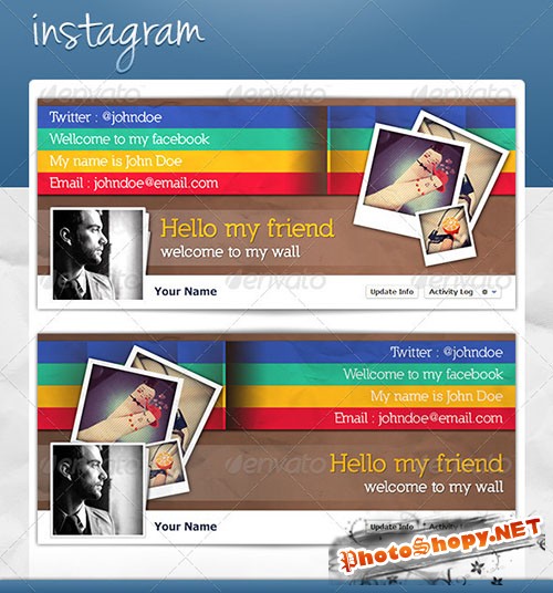 GraphicRiver - FB Cover - Instagram 3832194
