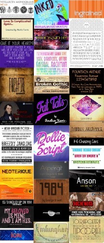 Сборник шрифтов ( часть 12) / Collection of fonts ( Part 12 )