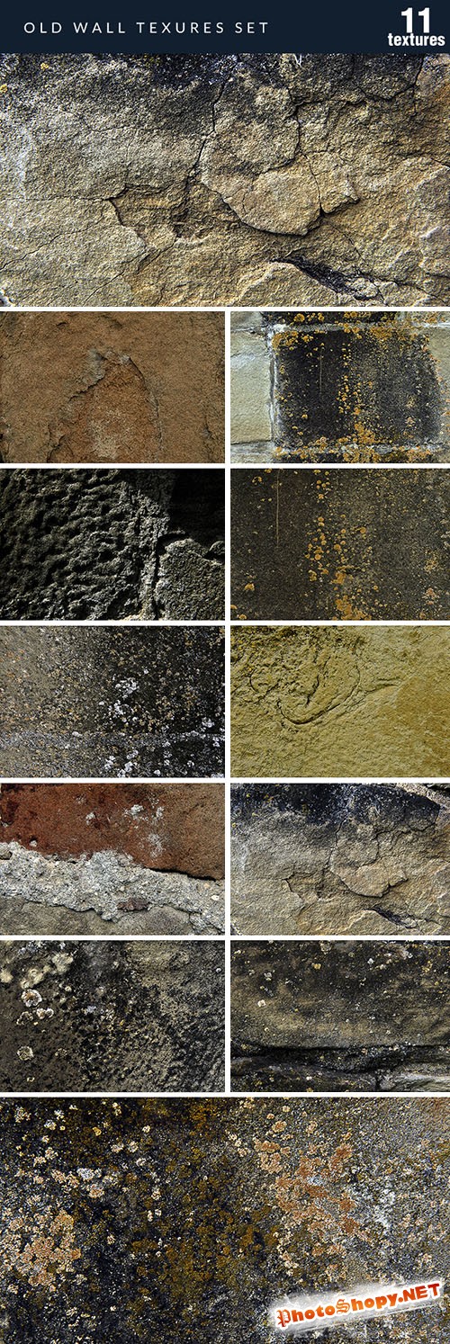 Designtnt - Old Wall Textures Set 1
