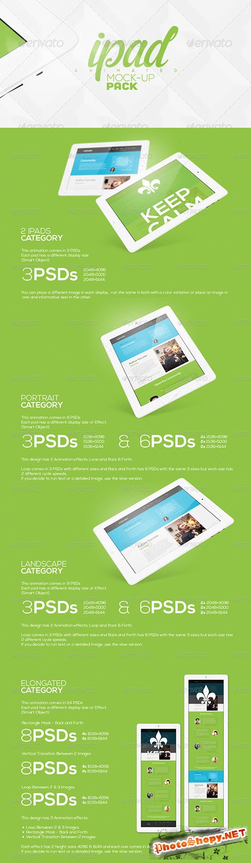 GraphicRiver - Animated iPad Mock-up Pack 5140242
