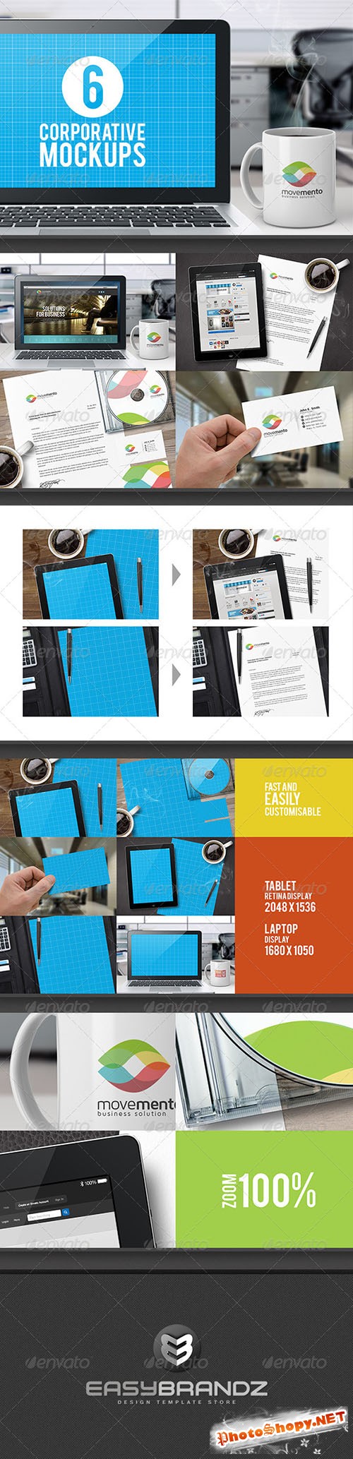 GraphicRiver - Corporative Mockups Vol.01 - 5810997