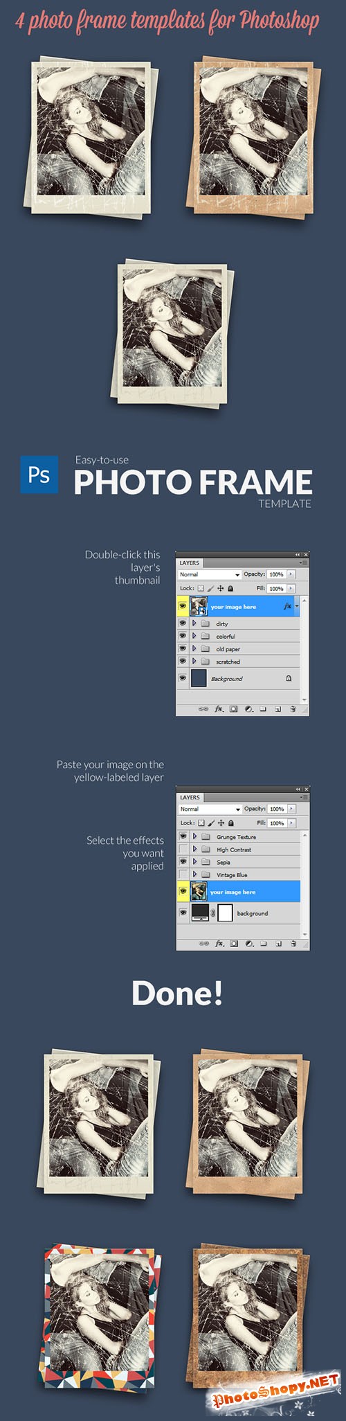 Designtnt - Photo Frames PS Generator